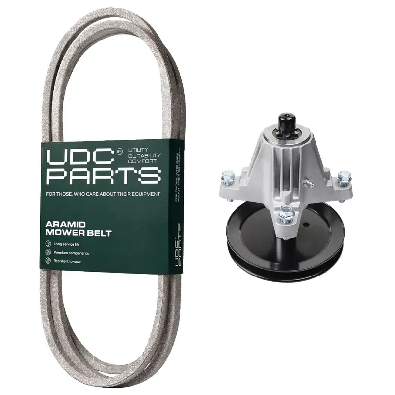 UDC Parts Mower Kit / Belt 754-04249 + Spindle 918-06991 / Fits Yard-Machines 770S 775S LT-42