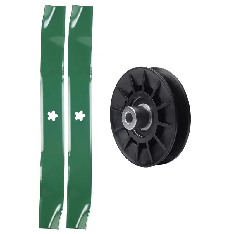 UDC Parts Mower Kit / Pulley 532194326 + 2 Pack Blades 134149 / Fits Statesman SO20H42YT