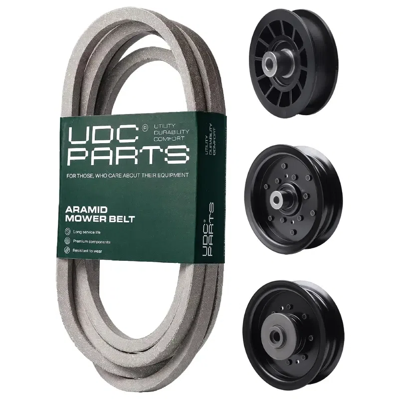 UDC Parts Mower Kit / Belt 196103 + Pulley 532194327 + Pulley 532196104 + Pulley 532196106 / Fits Husqvarna GTH2454T