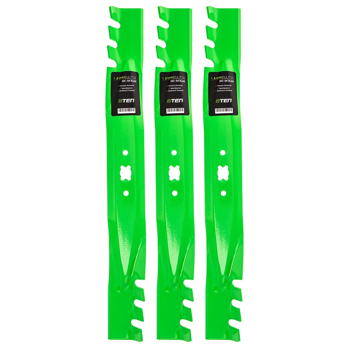 LawnRAZOR Toothed Blade For Craftsman Cub Cadet MTD 742-0741 942-0741A 942-0741 01002810 742-0741A | 3-PACK