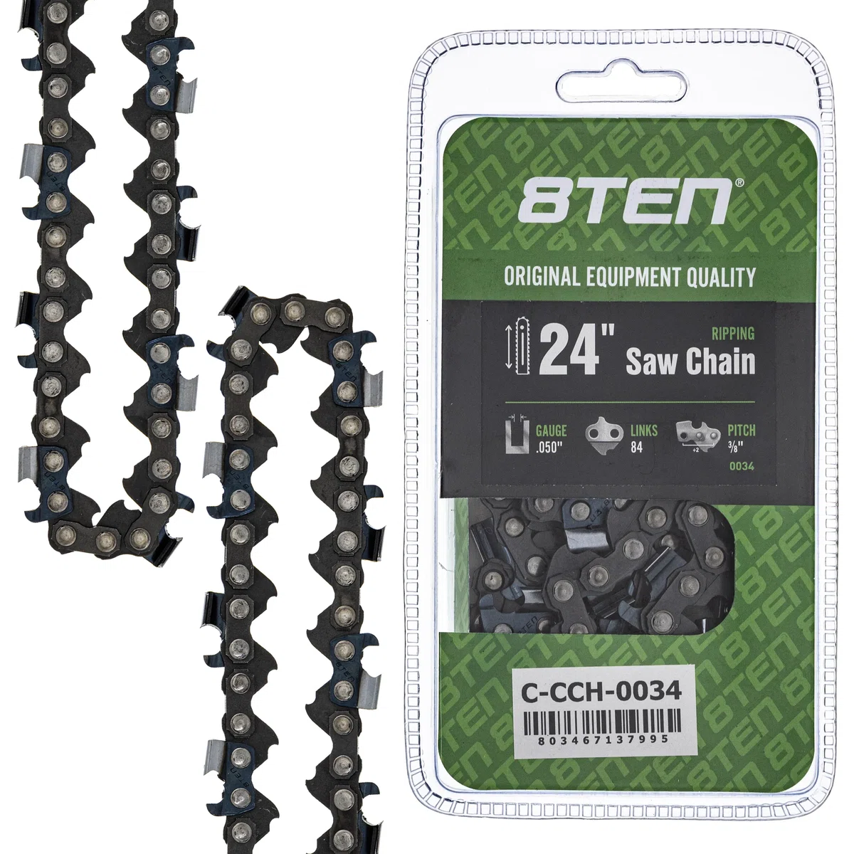 Chainsaw Chain 24 Inch .050 3/8 84DL For Stihl Echo Solo 501842584 585550084 72LPX84CQ 501842784