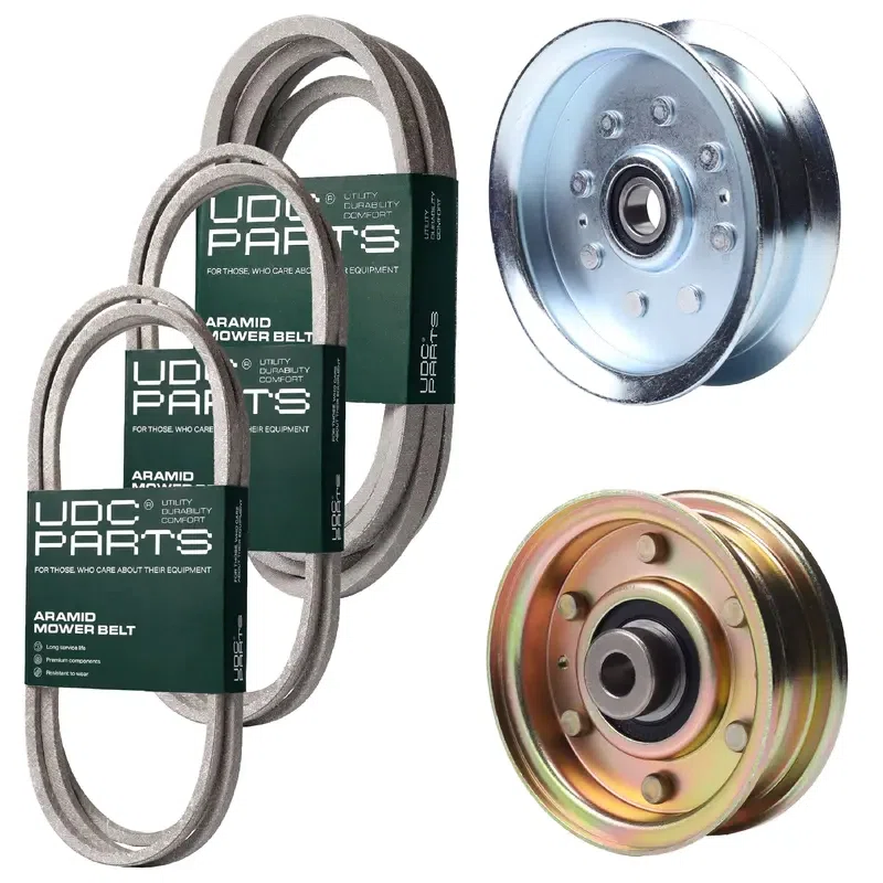 UDC Parts Mower Kit / Belt 754-04033 + Belt 754-04062 + Belt 754-04249 + Pulley 756-04224 + Pulley GY20629 / Fits Yard-Man LT-46