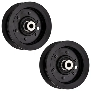 Flat Idler Pulley Set For Toro Exmark Spartan 106-2175 132-9420 | 2-PACK