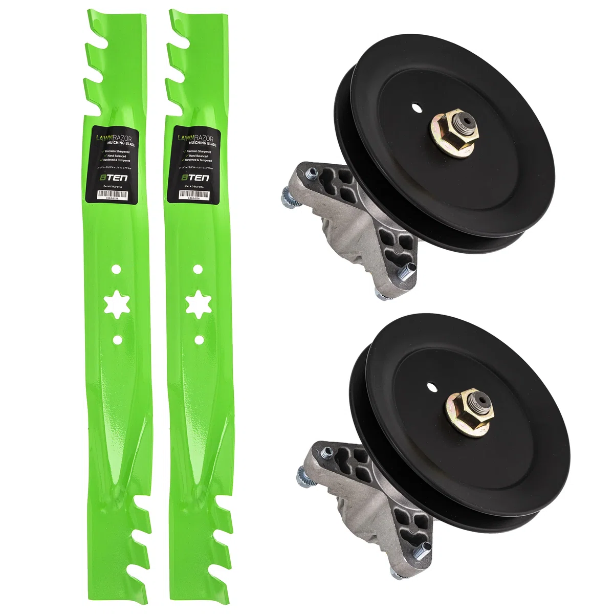 Blade Spindle Deck Kit For White Outdoor Troy-Bilt Yard-Machines MK1009533