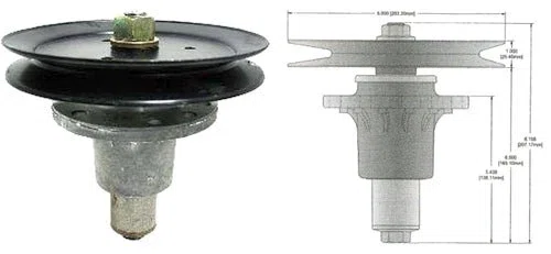 Replaces Exmark Spindle Assembly 1-644092 | SH13006