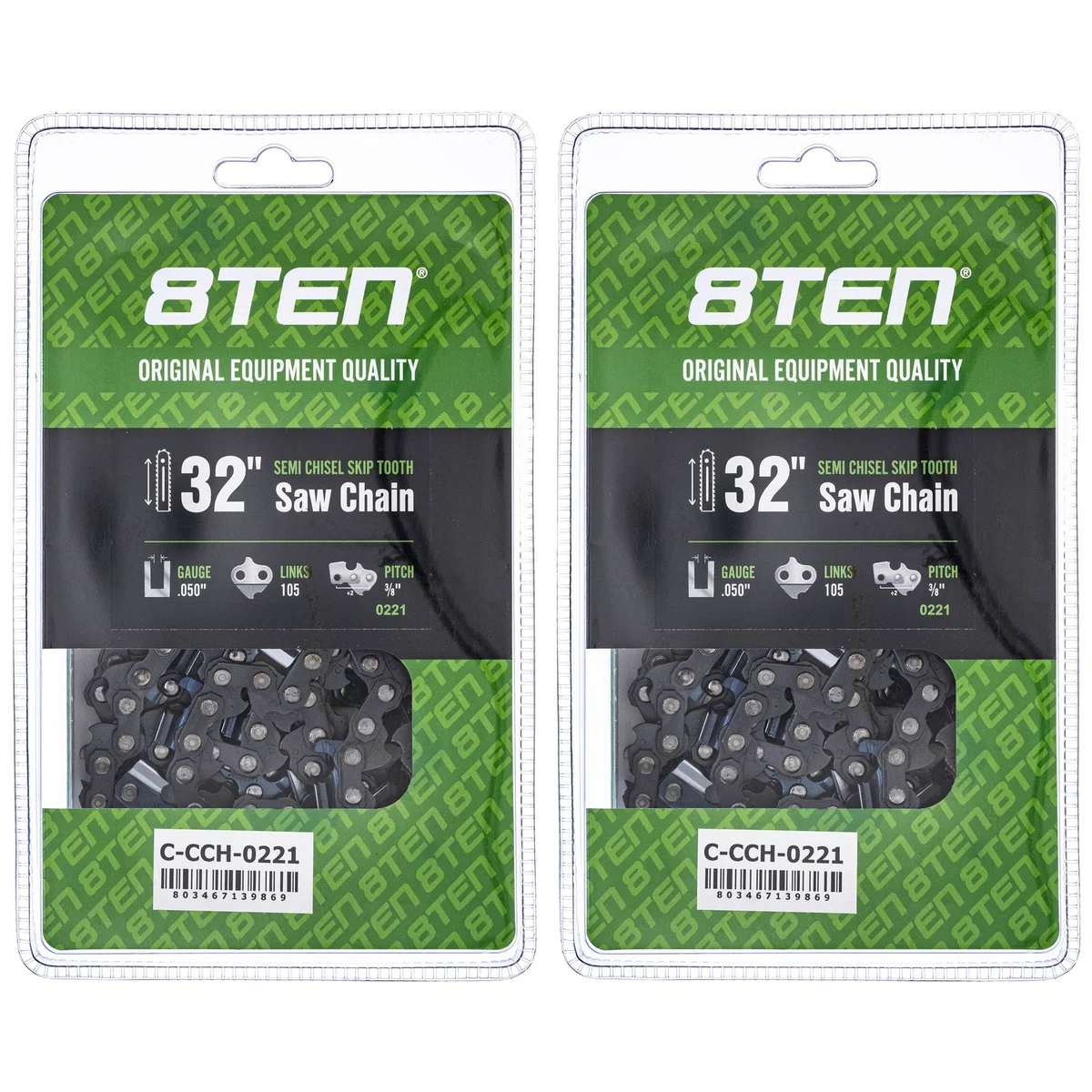 Chainsaw Chain 32 Inch .050 3/8 105DL For Dolmar Solo Dayton 72EXJ105G 72LPX105G 72LPX105CQ | 2-PACK