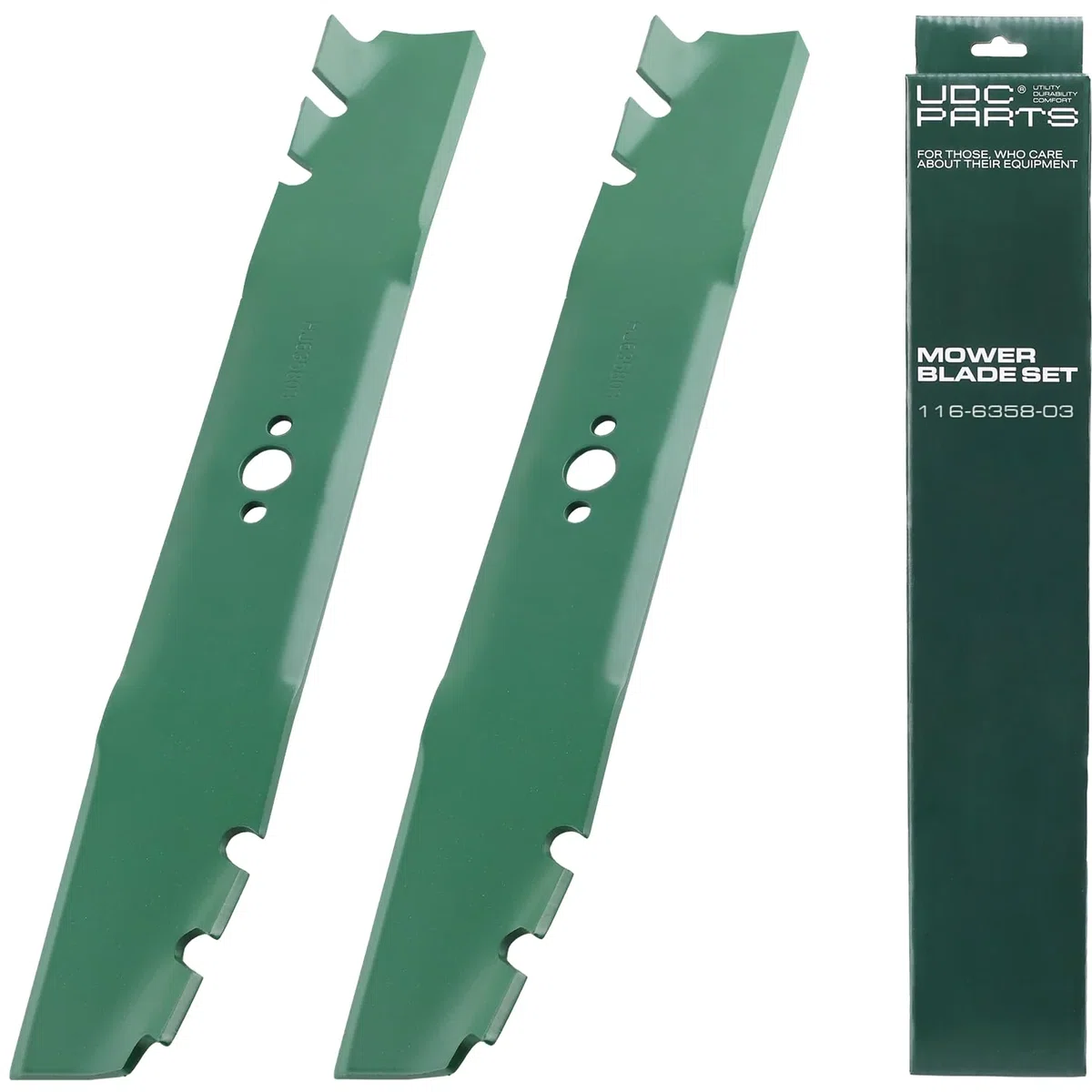 116-6358-03 Mower Blades Replacement for Toro TimeMaster 30 Inch 120-9500-03 TurfMaster 30" 21199 20199 Exmark 20120P 20200 20975 20976 20977 20978 21200 21810 / Gator Mulching Blades 2 Pack
