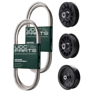 UDC Parts Mower Kit / Belt 130969 + Belt 138255 + Pulley 532194326 + Pulley 532196106 + Pulley 532194327 / Fits Jonsered LT2217A