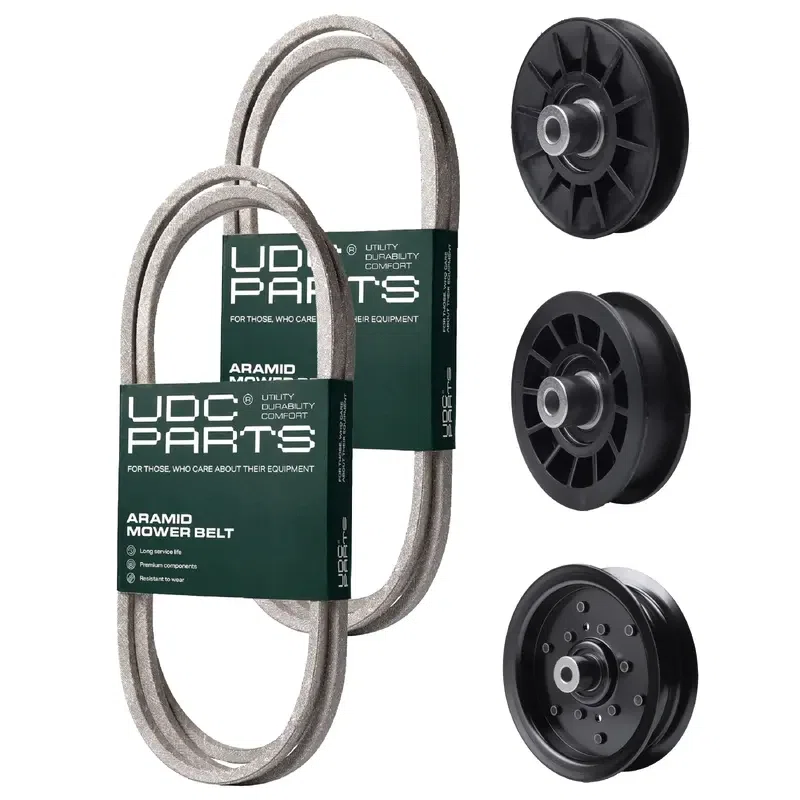UDC Parts Mower Kit / Belt 130969 + Belt 138255 + Pulley 532194326 + Pulley 532196106 + Pulley 532194327 / Fits Jonsered LT2217A