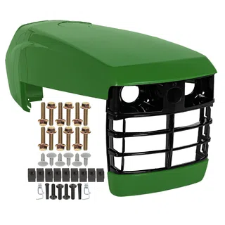 Hood Kit For John Deere M127452 M119599 M116581 LVU12349 LVU12063 LVU11977 LVU10869 LVU10655