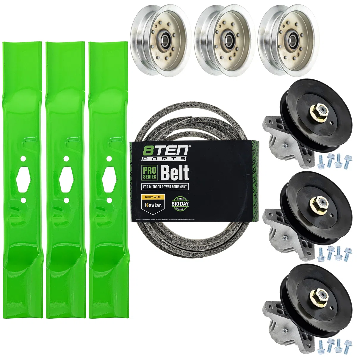 Blade Spindle Belt Idler Deck Kit For Troy-Bilt Cub Cadet MK1012255
