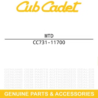 MTD 731-11700 FRONT AXLE COVER