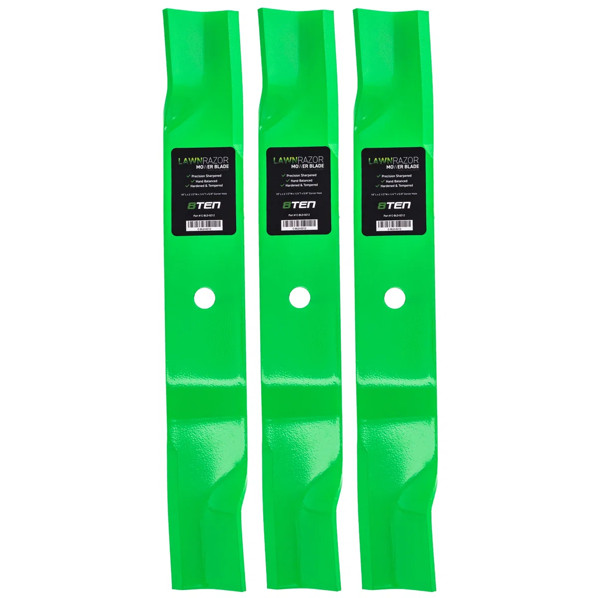 LawnRAZOR High Lift Blade For Gravely Ariens 00450300 WM132022 112111-02 32022A 2722543-02 11211-02 | 3-PACK
