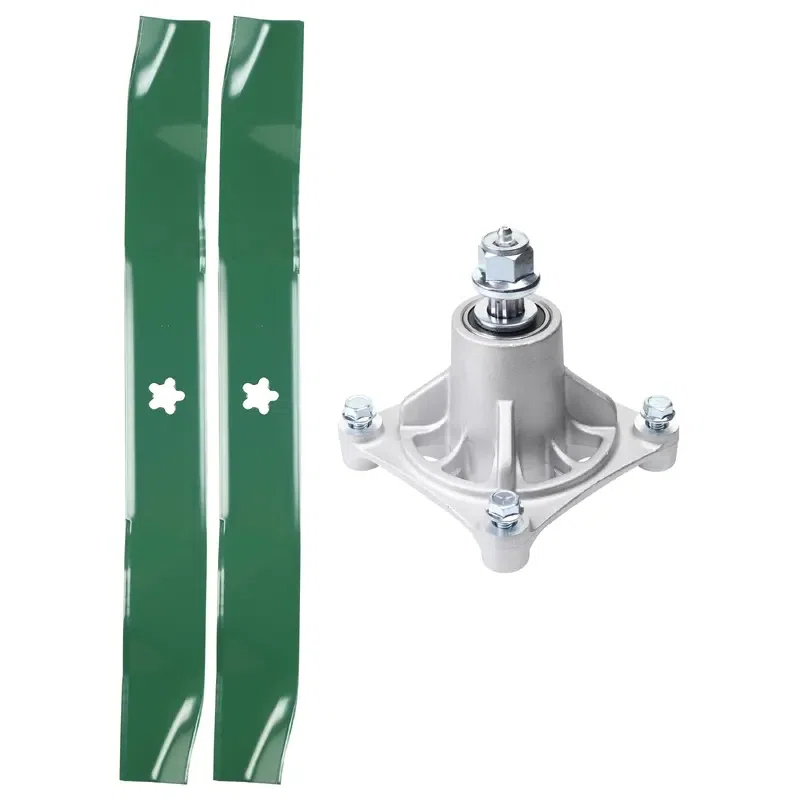 UDC Parts Mower Kit / Spindle 532174356 + 2 Pack Blades 134149 / Fits Poulan Pro PP42SZ