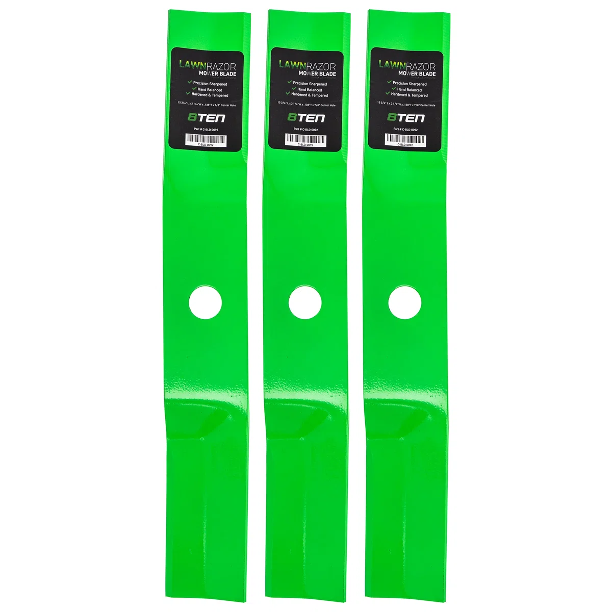 LawnRAZOR High Lift Blade For Murray Briggs & Stratton Yard King 092117E701MA | 3-PACK