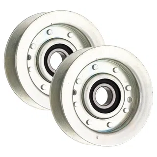 Flat Idler Pulley Set For John Deere Scotts Sabre GY22172 GY20067 | 2-PACK
