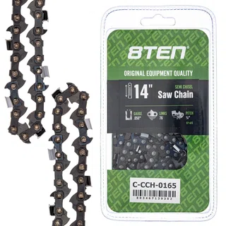 Semi Chisel Chainsaw Chain 14 Inch .050 1/4 76DL