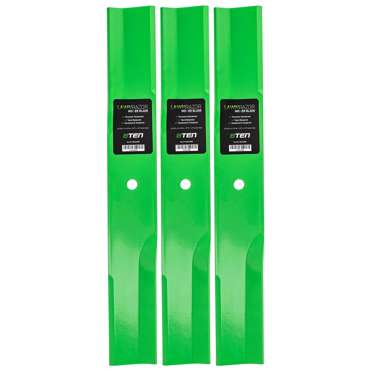 LawnRAZOR Mower Blade 810-CBL2203D For Toro 56-2390 56-2390-03 27-0990-03 27-0990 92-7961 44-5480 | 3-PACK