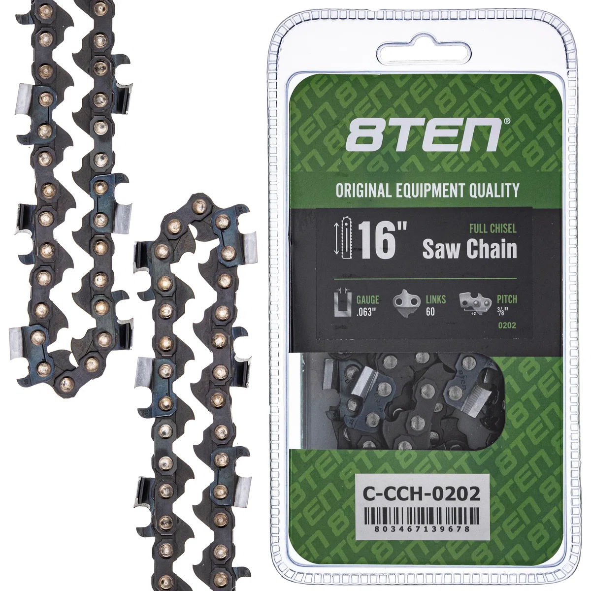 Chainsaw Chain 16 Inch .063 3/8 60DL For Stihl Homelite