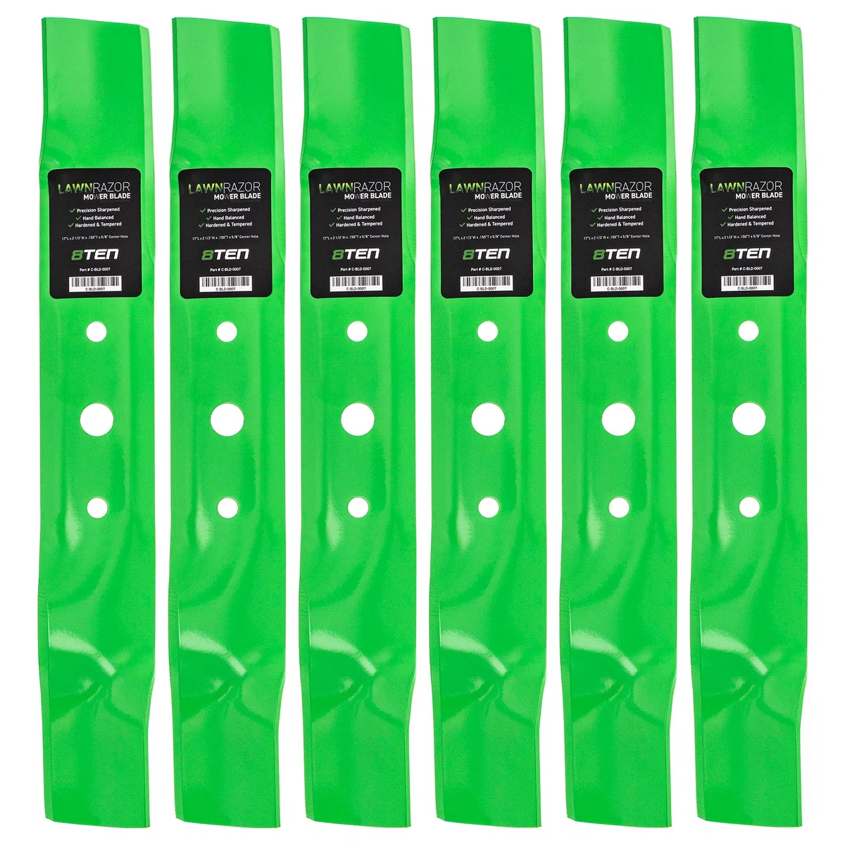 LawnRAZOR Mulching Blade For John Deere Sabre Scotts GX20250 GY20568 GX20819 | 6-PACK