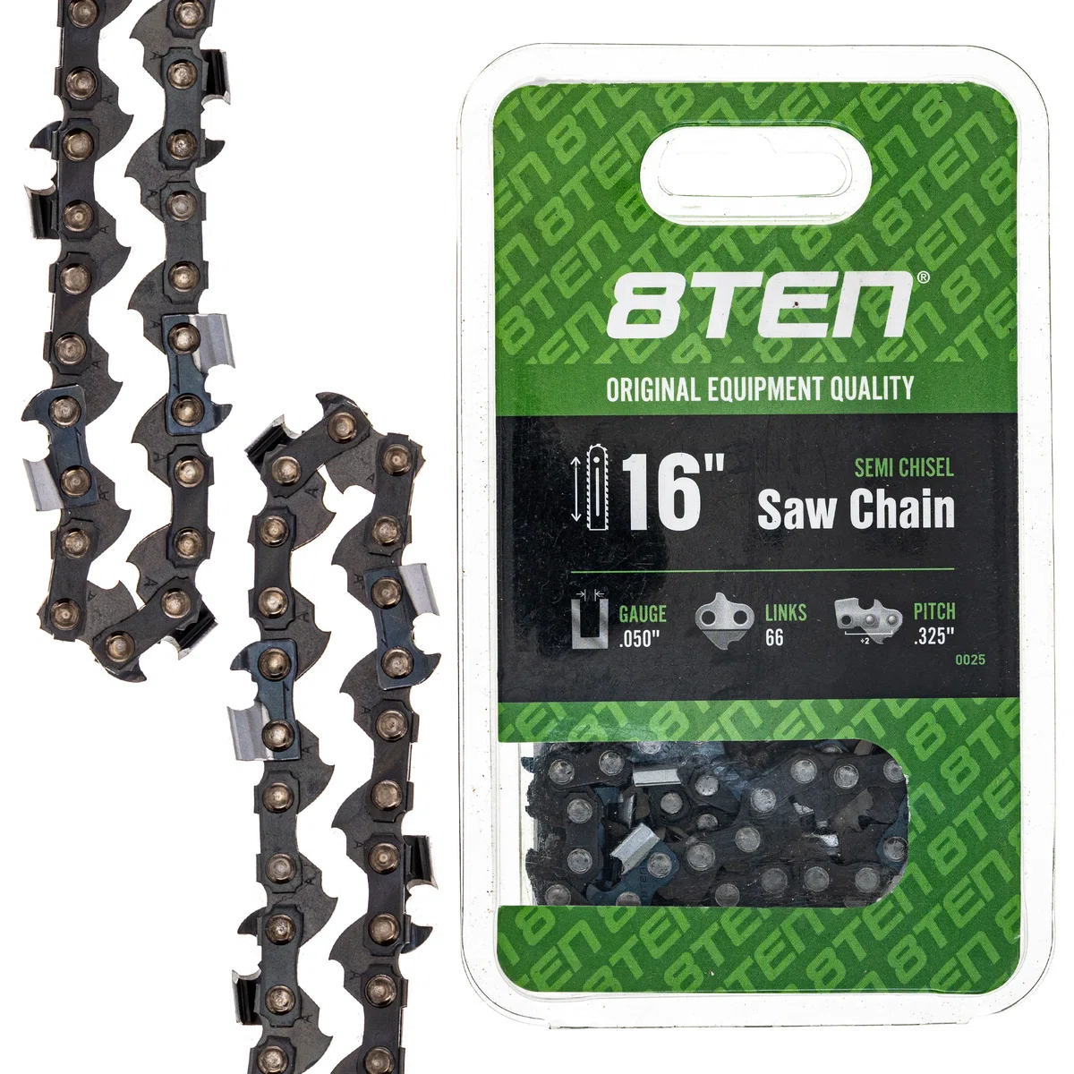 Chainsaw Chain for 16 Inch Bar .050 Gauge .325 Pitch 66 DL Echo Husqvarna