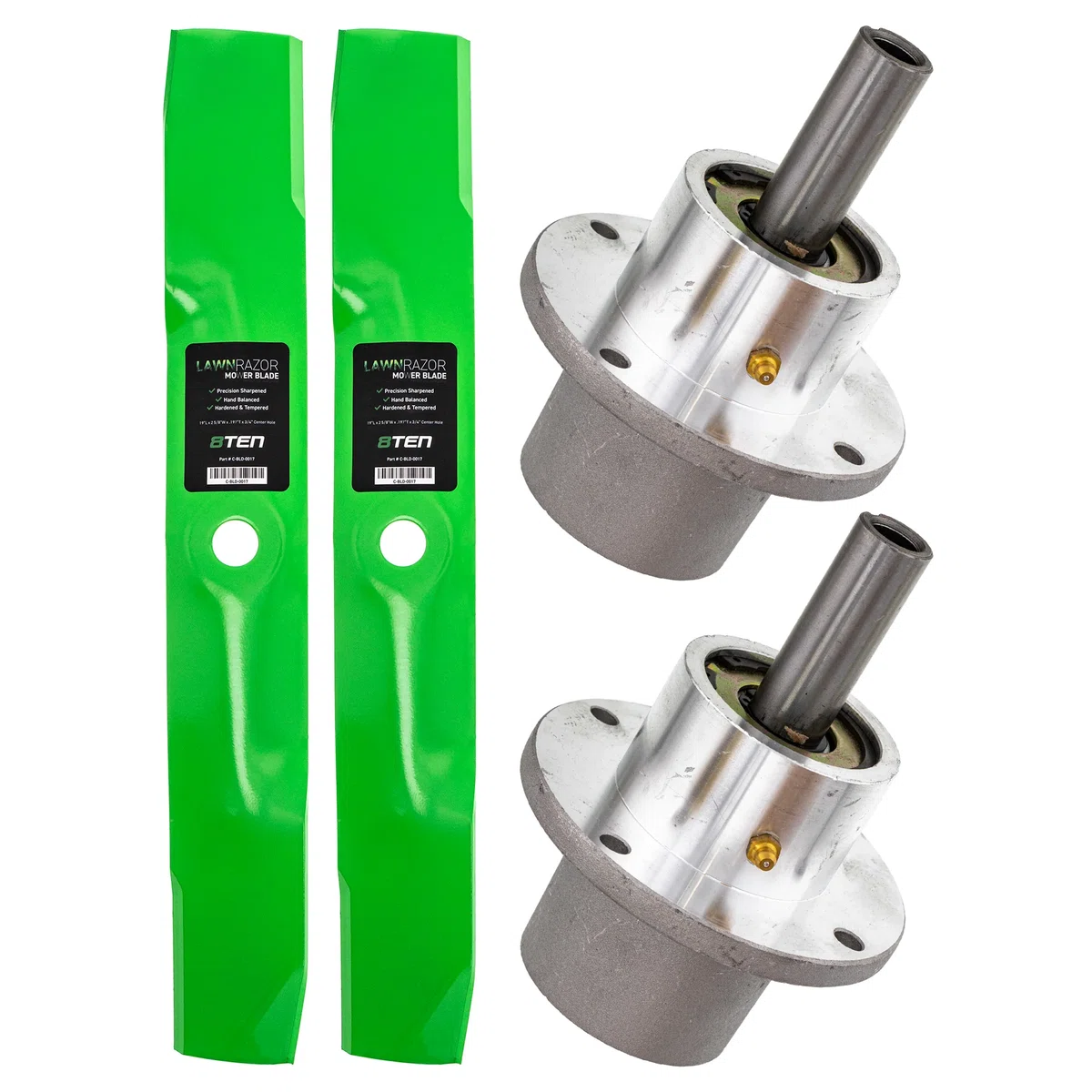 Mower Blades & Deck Spindles Kit For Ferris MK1005275