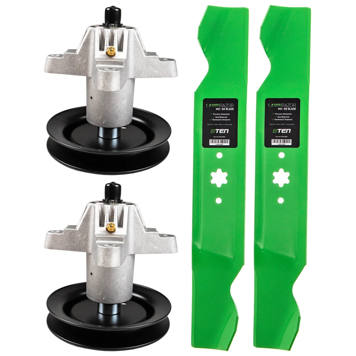 Deck Spindle & Mower Blade Kit For Yard-Machines Huskee Bolens MK1002168