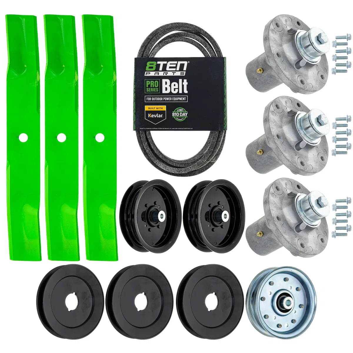 Blade Spindle Belt Idler Kit for Simpicity Courier 52-Inch 1756152AYP