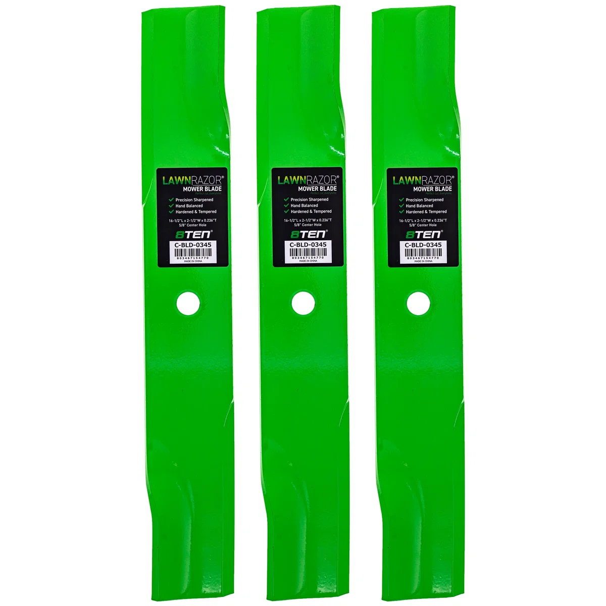 LawnRAZOR High Lift Blade For Scag 482450 481997 | 3-PACK
