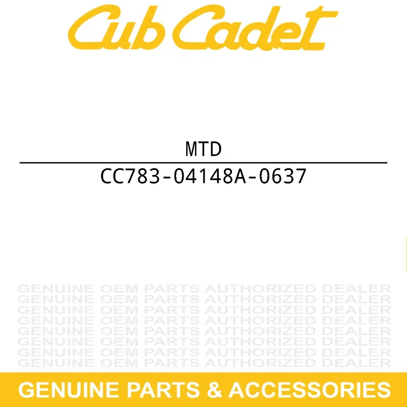 MTD 783-04148A-0637 COVER-BELT 38" DK