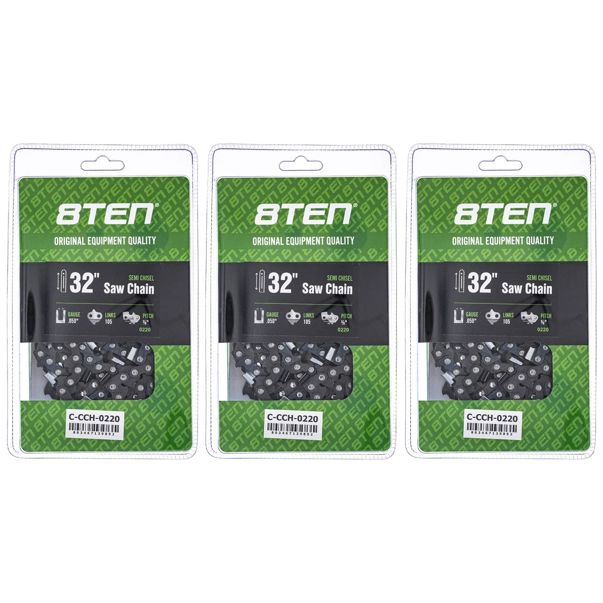 Chainsaw Chain 32 Inch .050 3/8 105DL For Dolmar Solo Dayton 72EXJ105G 72LPX105G 72LPX105CQ | 3-PACK