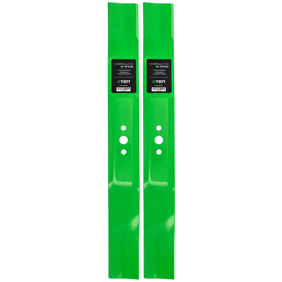 LawnRAZOR Medium Lift Blade For Poulan Pro Husqvarna Weed Eater 406713 532406713 850973 701213 | 2-PACK