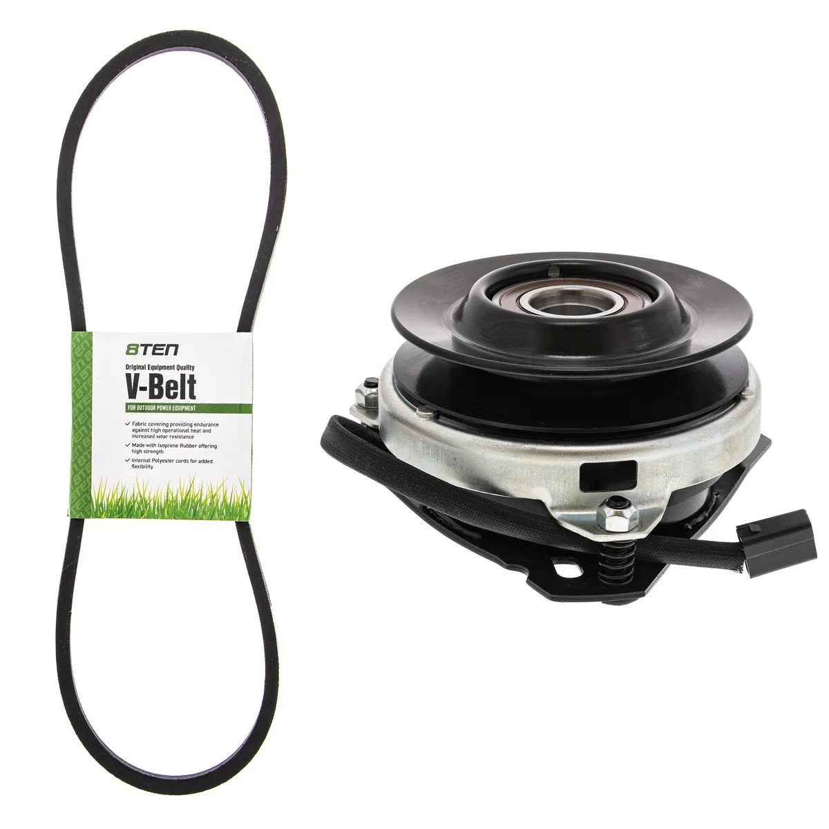 Electric PTO Clutch & Belt Kit For White Outdoor MTD Turf Power MK1006341