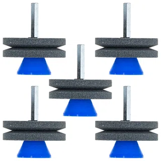 Mower Blade Grinder Stone Wheel Lawn Tractor Tools Hand Drill Attachment 5 Pack