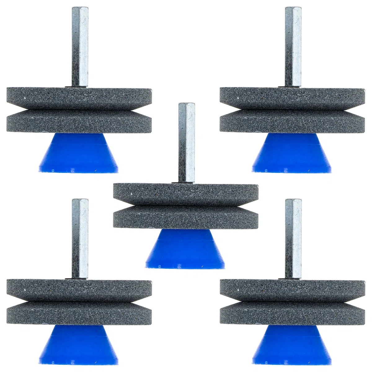 Mower Blade Grinder Stone Wheel Lawn Tractor Tools Hand Drill Attachment 5 Pack