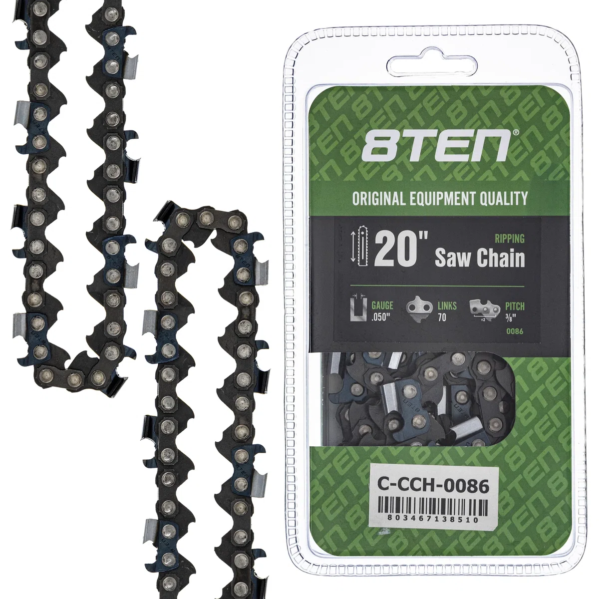 Chainsaw Chain 20 Inch .050 3/8 70DL For Makita Lombard Echo 72LPX070G 72LGX070G 72LPX70CQ 72EXL070G