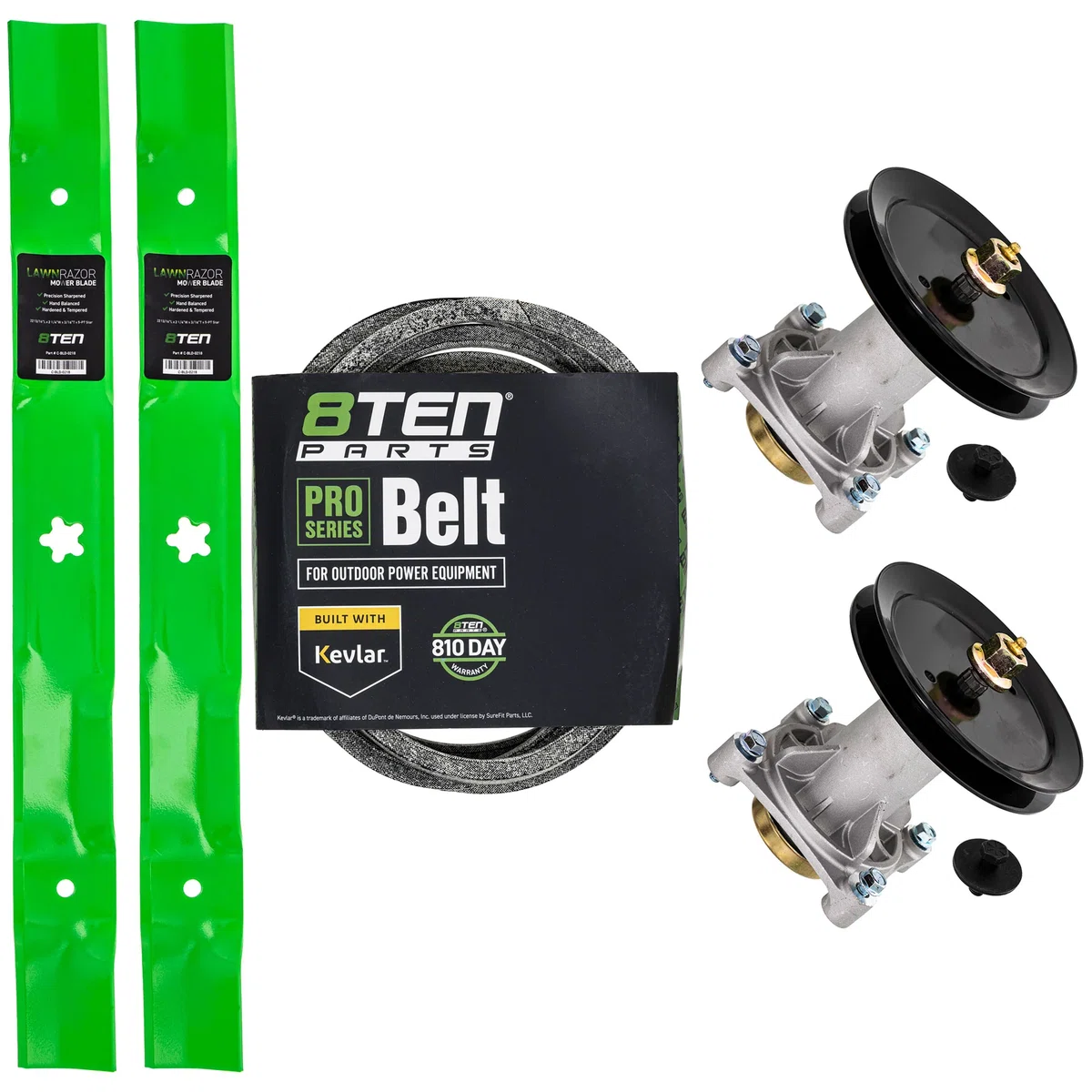 Blade Spindle Belt Deck Kit For Husqvarna Poulan Pro Jonsered MK1009549