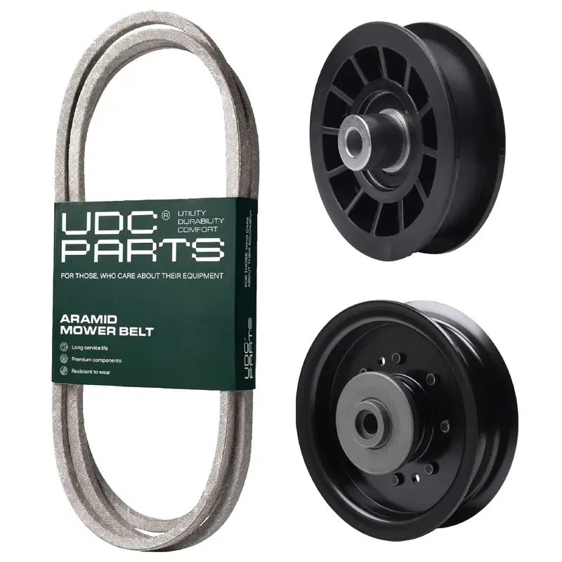 UDC Parts Mower Kit / Belt 194346 + Pulley 532194327 + Pulley 532196104 / Fits Husqvarna LT1597