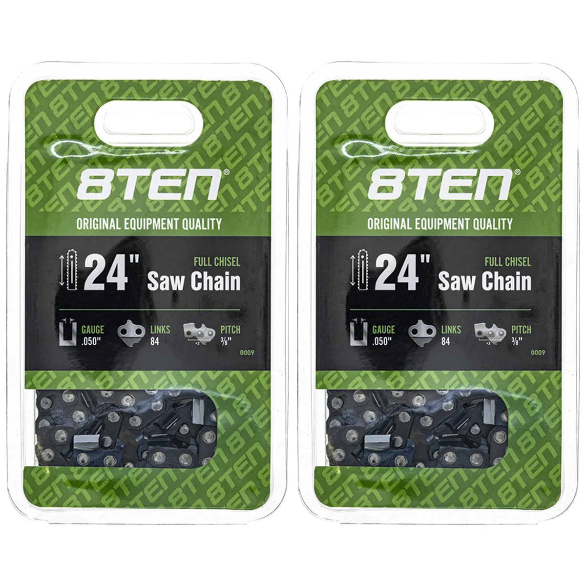 Chainsaw Chain 24 Inch .050 3/8 84DL For Husqvarna Stihl Jonsered 501842584 72LPX84CQ 591119484 | 2-PACK