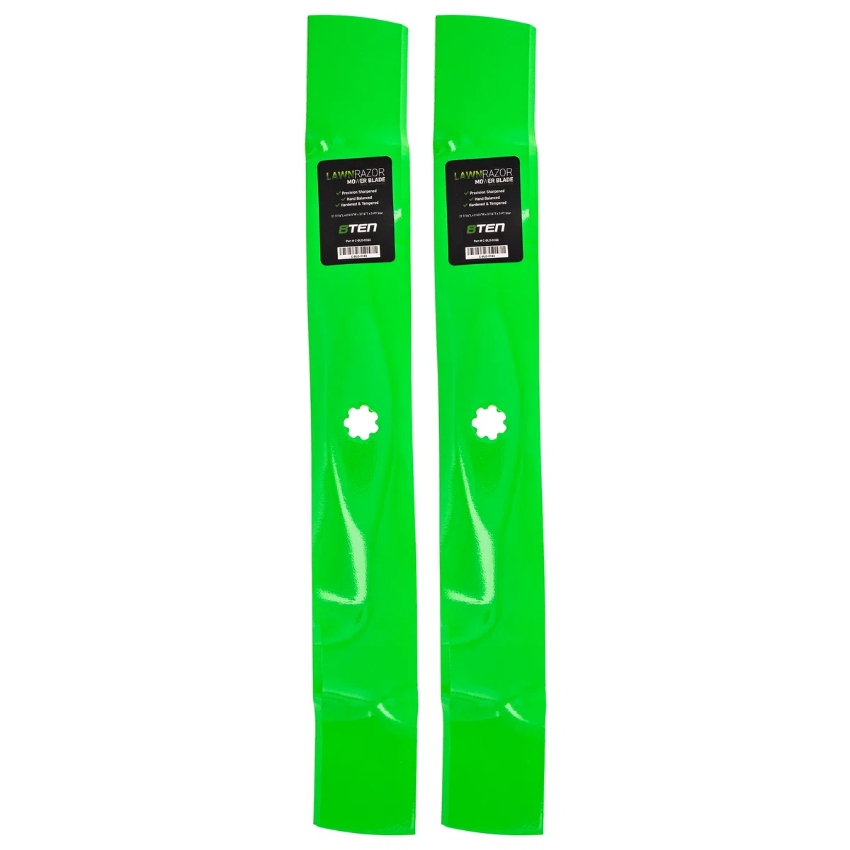LawnRAZOR Mulching Blade For John Deere GX22151 GY20850 AM137333 AM137328 UC21583 AM141033 AM141031 | 2-PACK