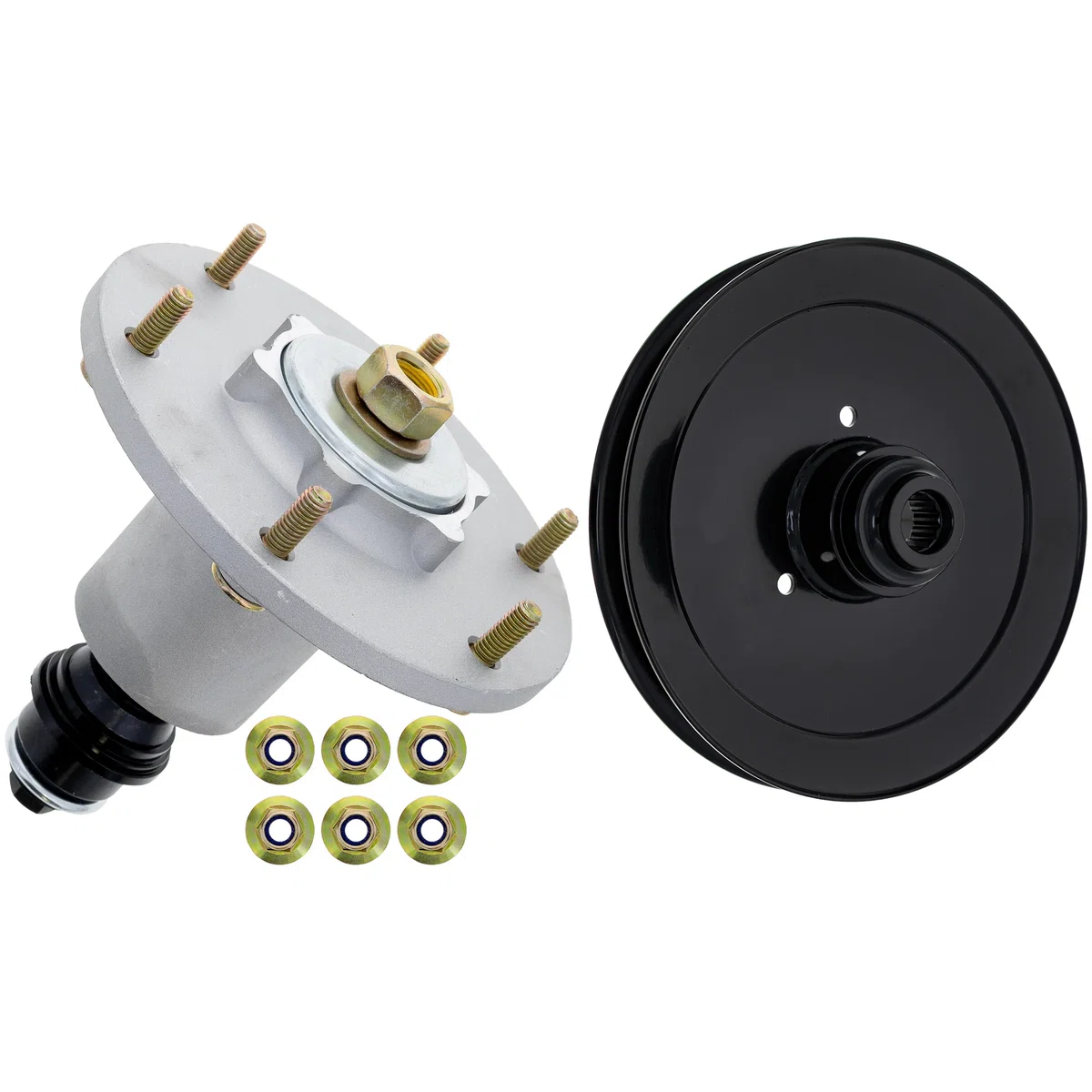 Spindle & Pulley Set For Exmark 810-KSP4333N