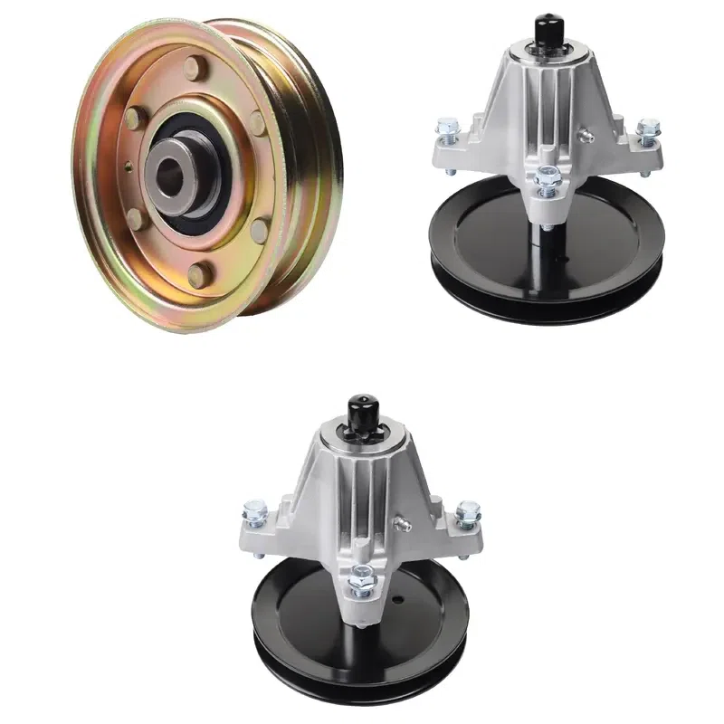 UDC Parts Mower Kit / Pulley 756-04224 + Spindle 618-06989 + Spindle 918-06991 / Fits Troy-Bilt TB46 Hydro
