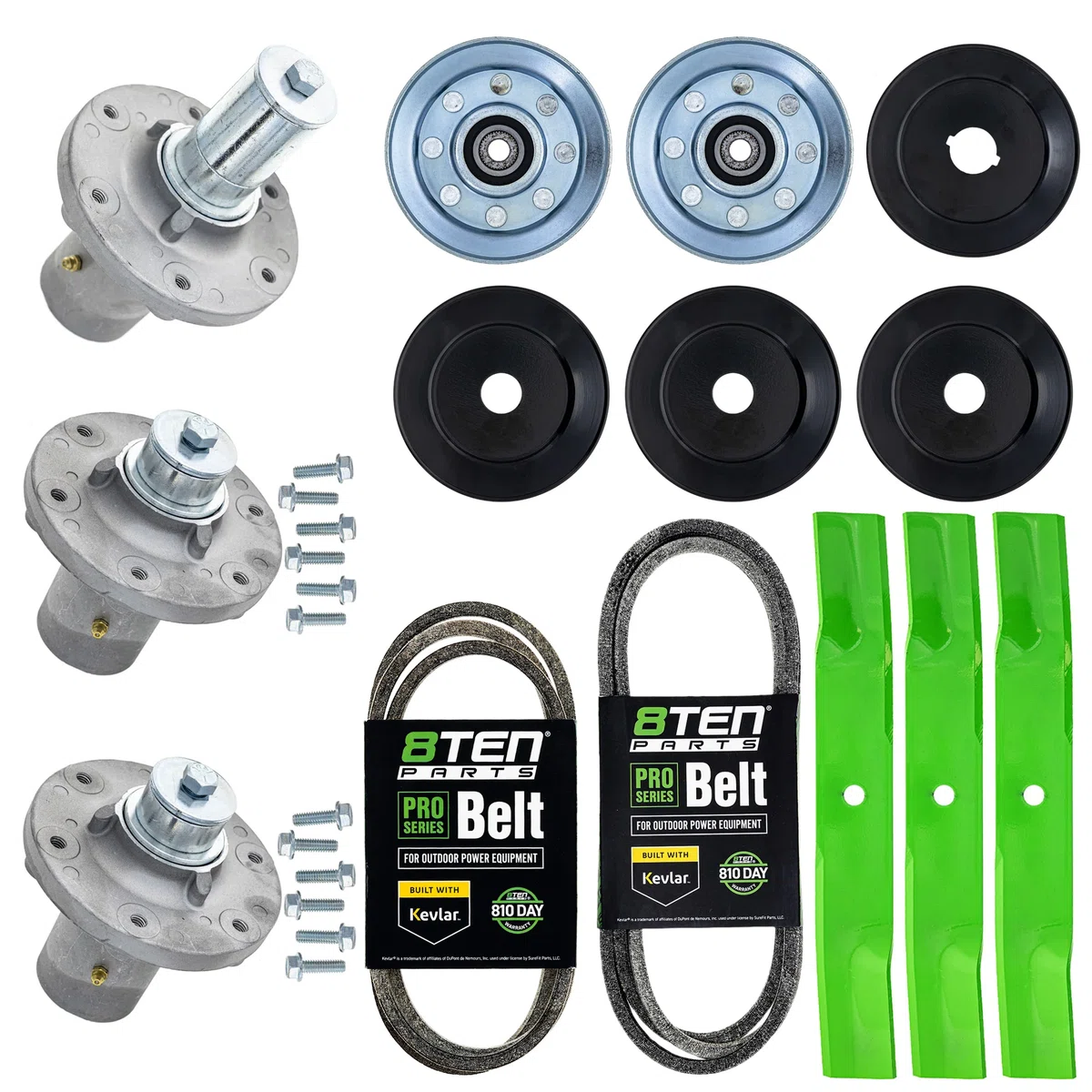 Deck Rebuild Kit Blade Spindle Belt Idler Kit for Scag Cheetah II 61-Inch