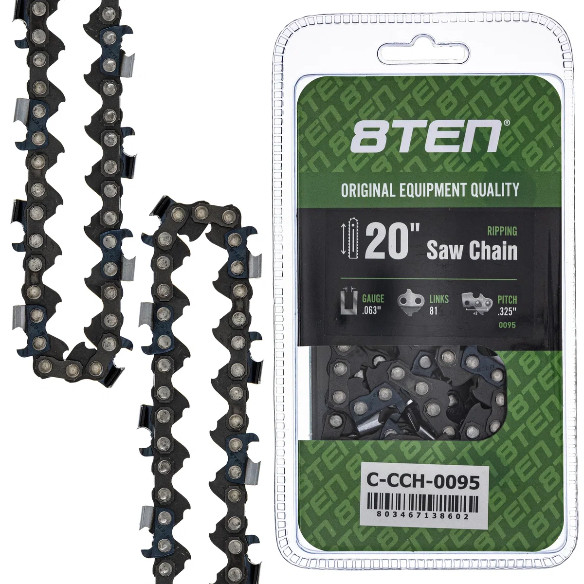 Chainsaw Chain 20 Inch .063 .325 81DL For Stihl Solo Homelite 22BPX081G 22LPX081G 26RM381 26RSC81