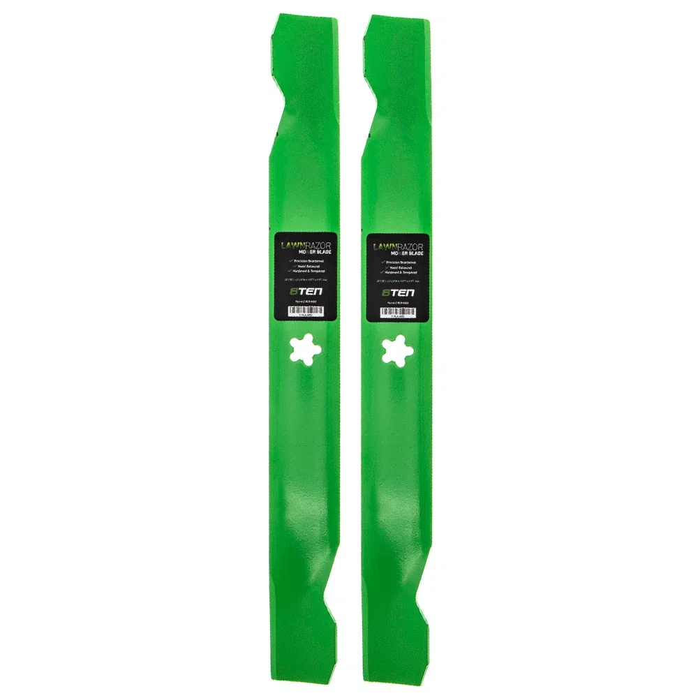 LawnRAZOR Notched High Lift Blade For AYP Poulan Pro Husqvarna 134149 138971 127843 138498 532138971 | 2-PACK