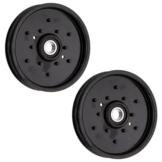 Flat Idler Pulley Set For John Deere Sabre Scotts AM106627 AUC16698 am121602 | 2-PACK