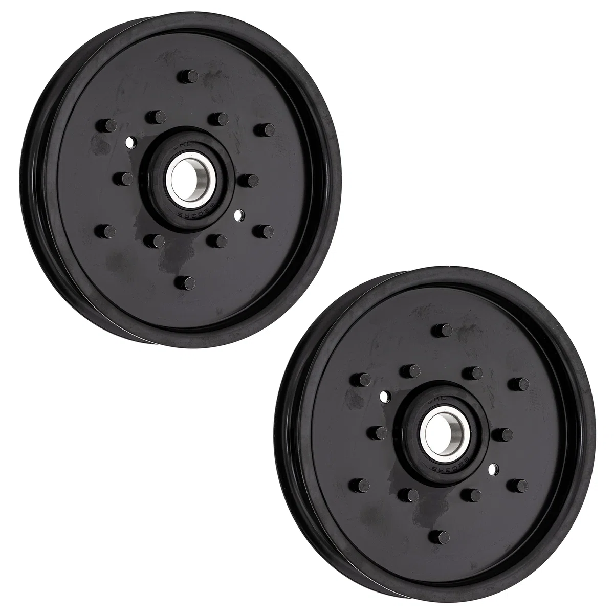 Flat Idler Pulley Set For John Deere Sabre Scotts AM106627 AUC16698 am121602 | 2-PACK