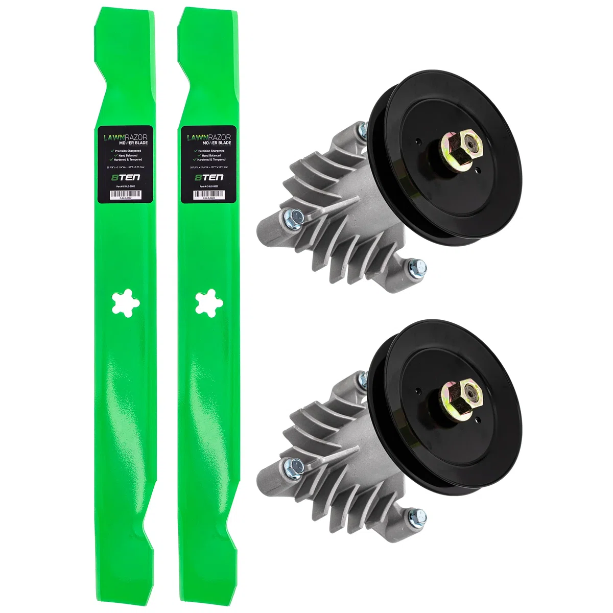 Deck Spindle & Mower Blade Kit For AYP Wizard Poulan Pro MK1014642
