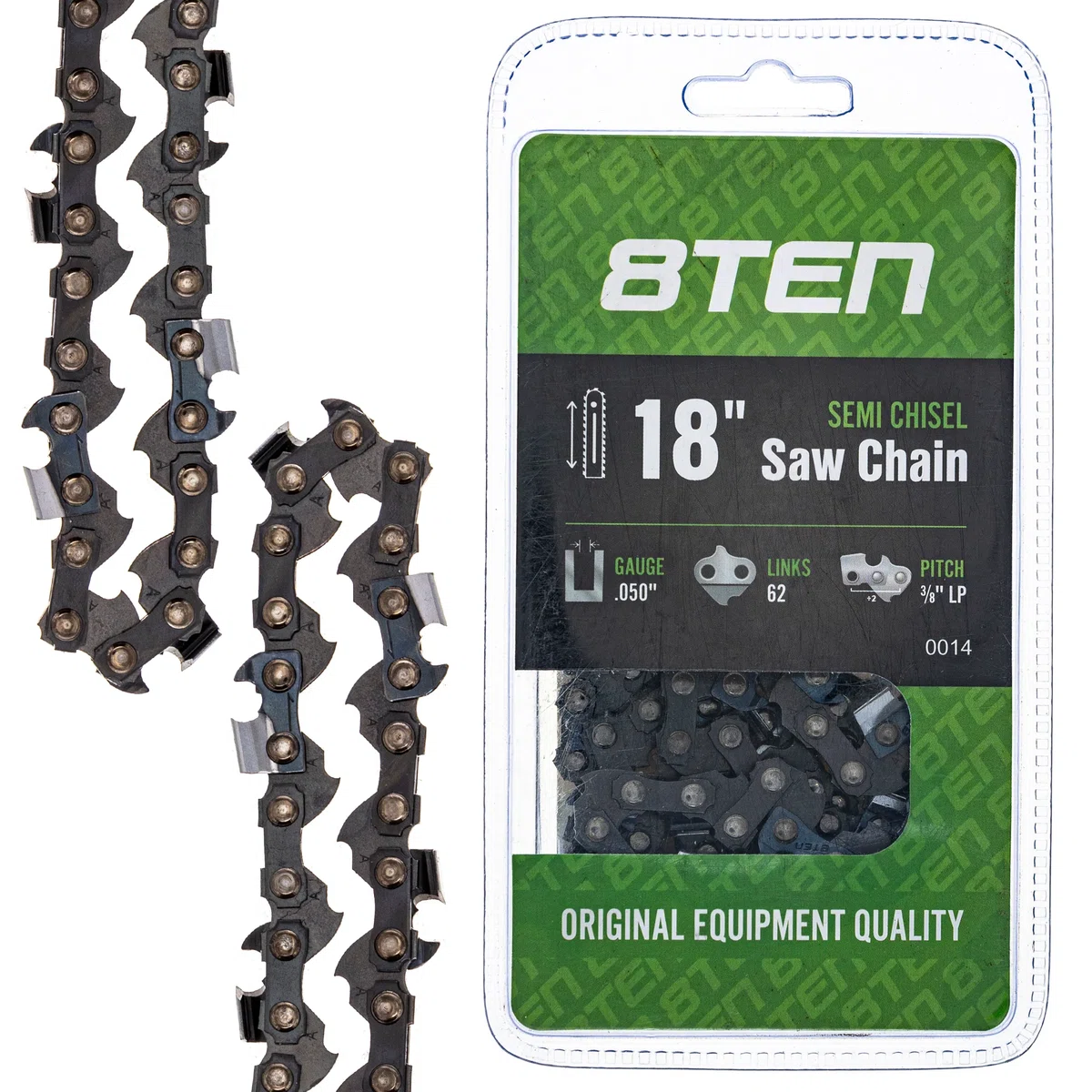 Chainsaw Chain 18 Inch .050 3/8 62DL For Echo 91PX62CQ 63PM3 576936562 501847062 585422162 63PM62E