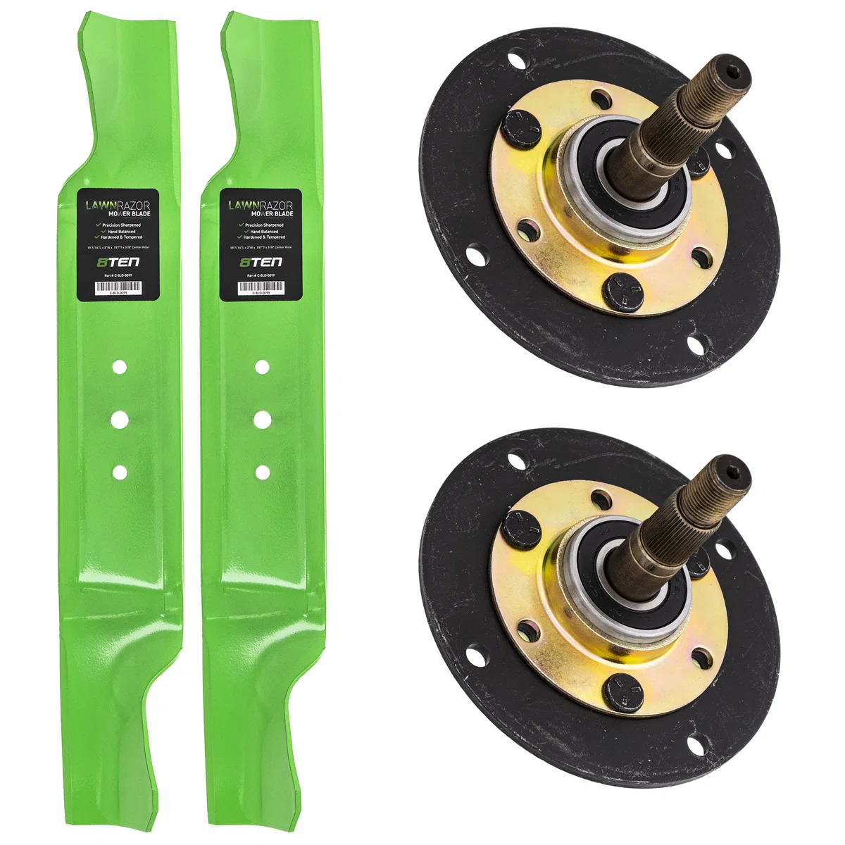 Deck Spindles & Mower Blades Kit For MTD Mastercut Ranch King MK1001830